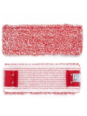Grindų šluostė 40cm mikrofibrinė Cisne WET Color, raudona