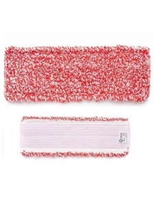 Grindų šluostė priklijuojama 40 cm VELCRO Color, raudona