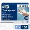 Ranksčluosčiai servetėlėmis Tork Xpress® Soft Multifold H2 100289 21vnt.