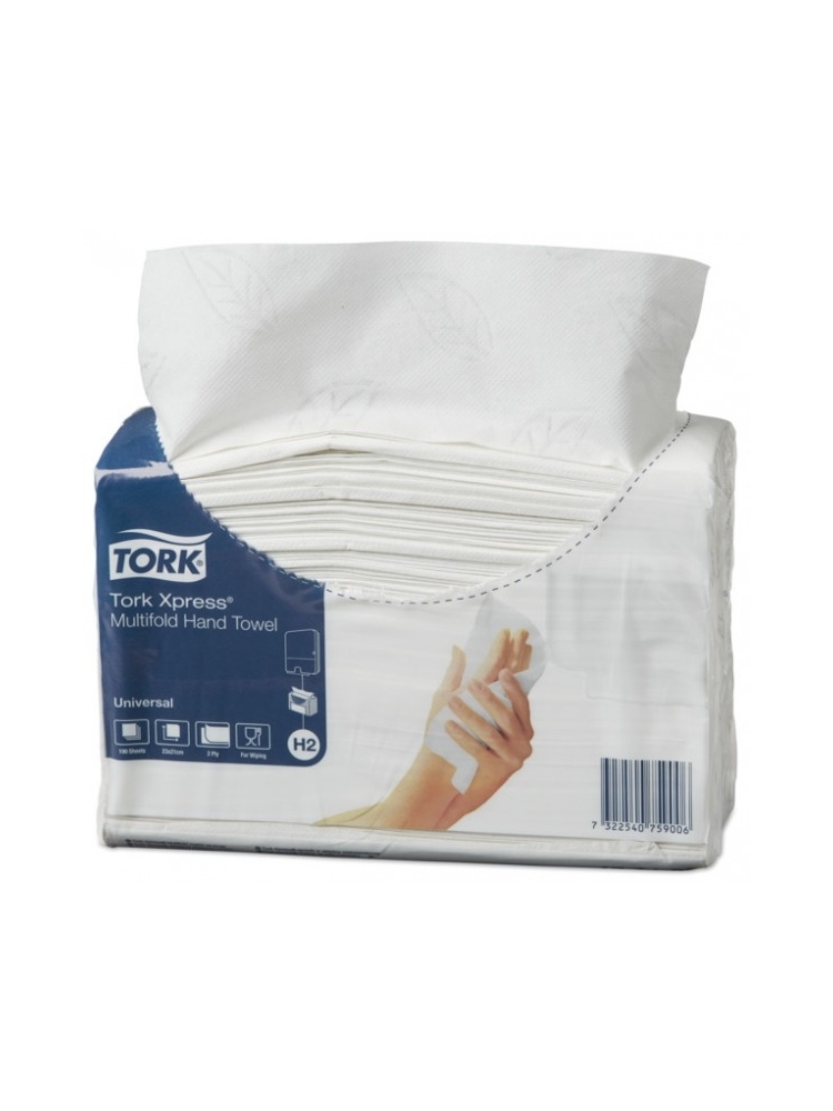 Tork Xpress® Multifold sulankstyti popieriniai rankšluosčiai, H2, Tork
