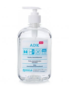 Dezinfekcinė rankų priemonė ADK 612 500 ml.