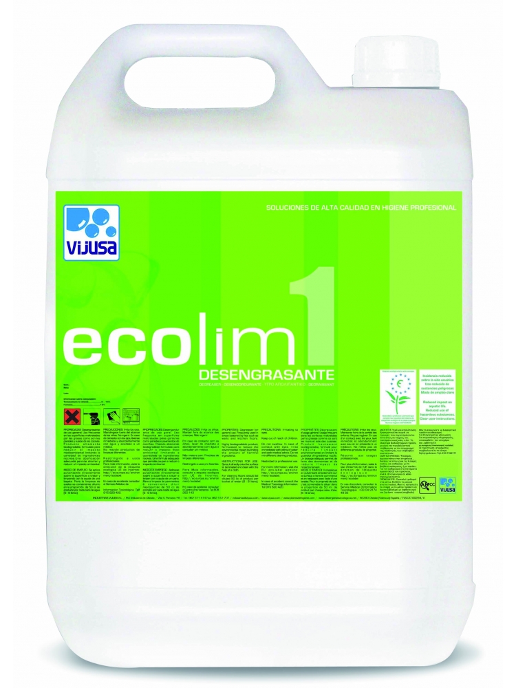 Ekologiškas purvo ir riebalų valiklis ECOLIM 1 5L.